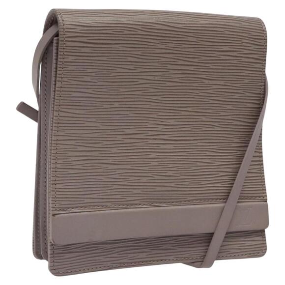 LOUIS VUITTON Epi Biarritz Shoulder Bag Gray Pepper M5293c M5293c - Picture 1 of 16